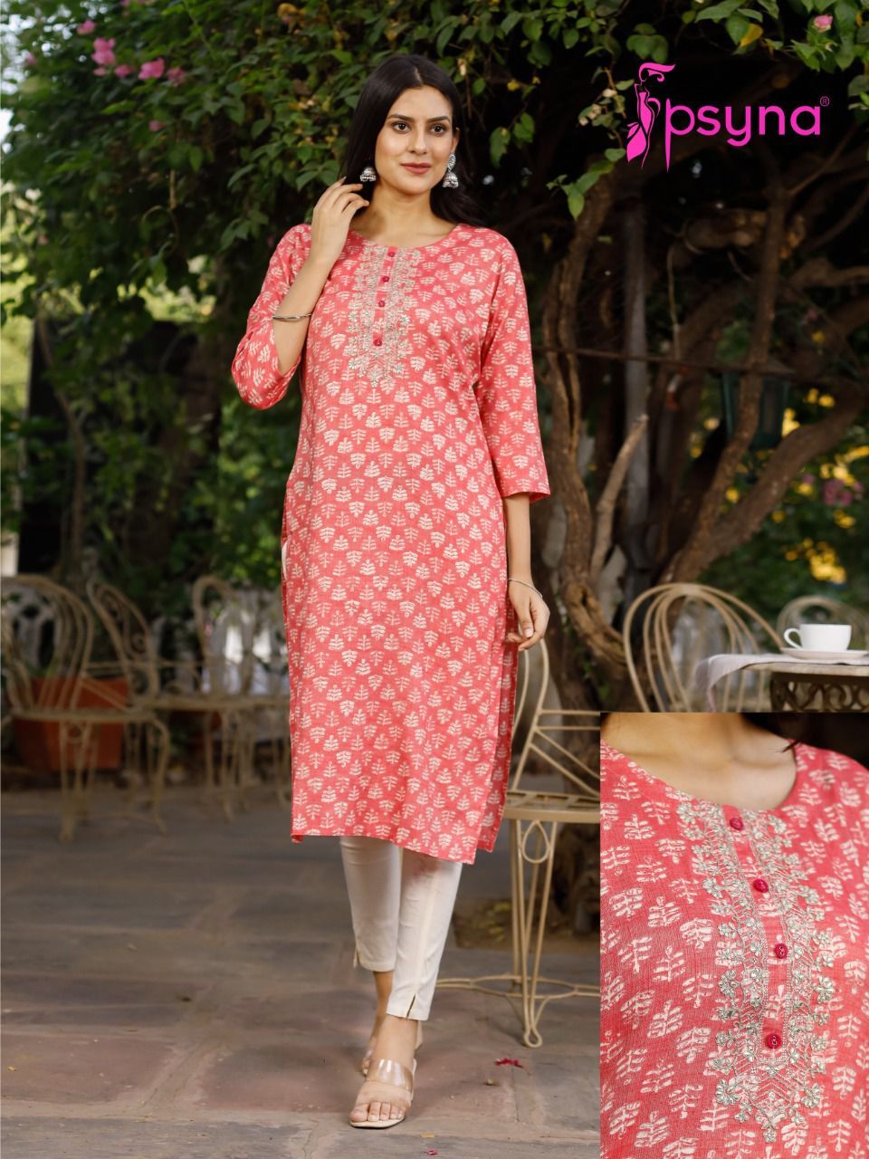 Psyna Crayon 1 rayon Fancy Ethnic Wear Designer Kurti Collection
